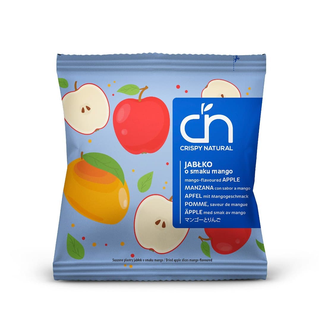 Crispy Natural - Apple - 18g – Crispy Natural förpackning