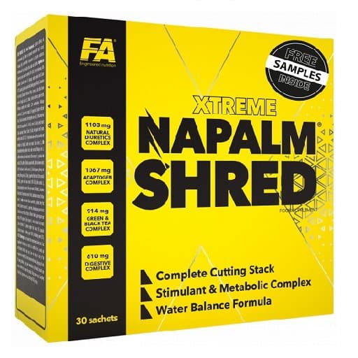 FA Nutrition - FA Xtreme Napalm Shred – pakkaus