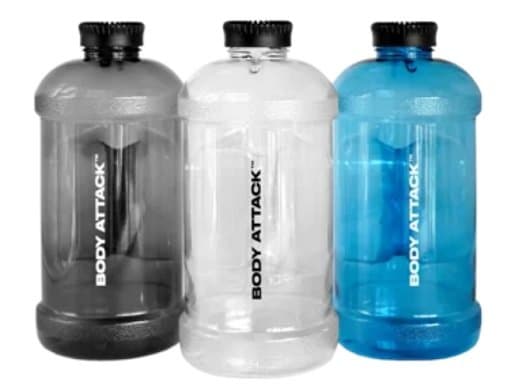 Body Attack - Dricksdunk - 2,2 l, chockblå, transparent – Body Attack förpackning