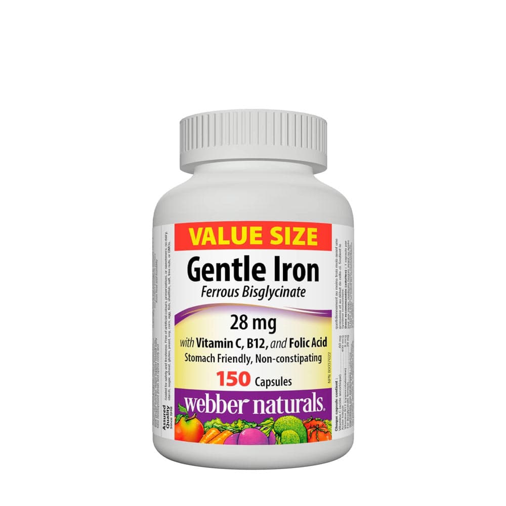 Webber Naturals - Gentle Iron – Webber Naturals förpackning