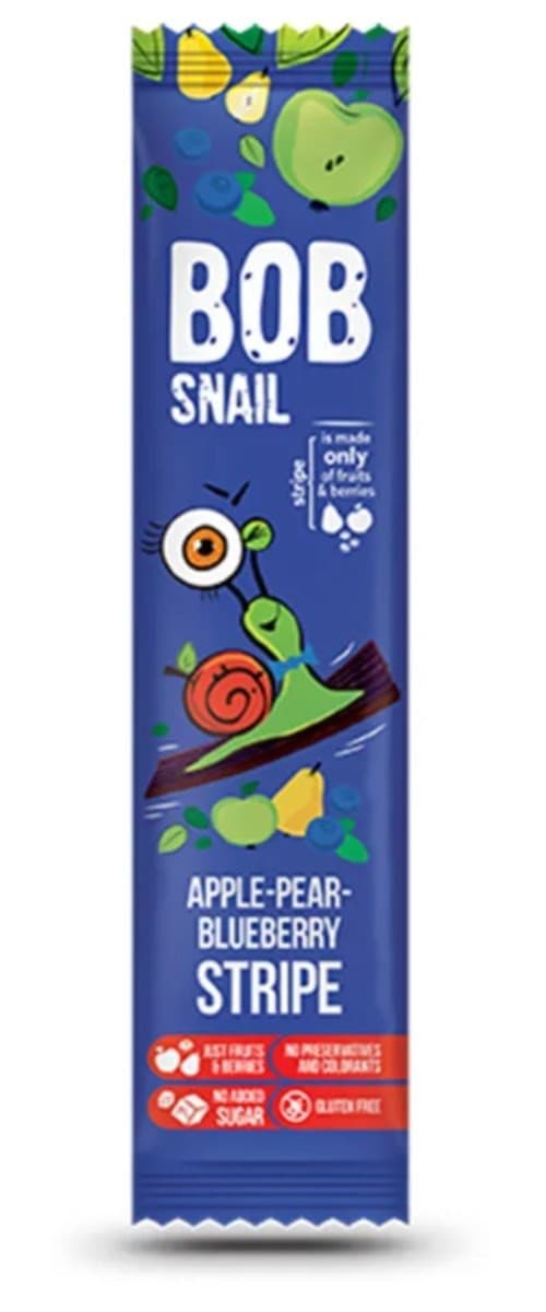 B.O.B SNAIL - Bob Snail Fruit Stripe Candy – B.O.B SNAIL pakkaus
