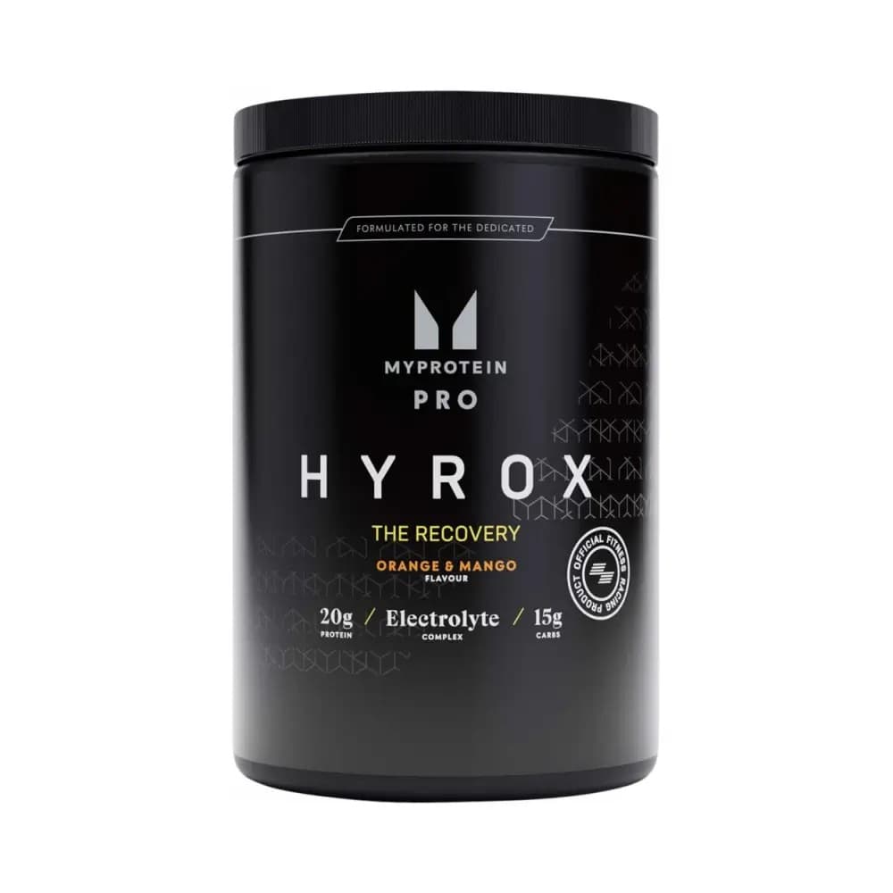 Myprotein - PRO x HYROX - Apelsin och mango – Myprotein förpackning