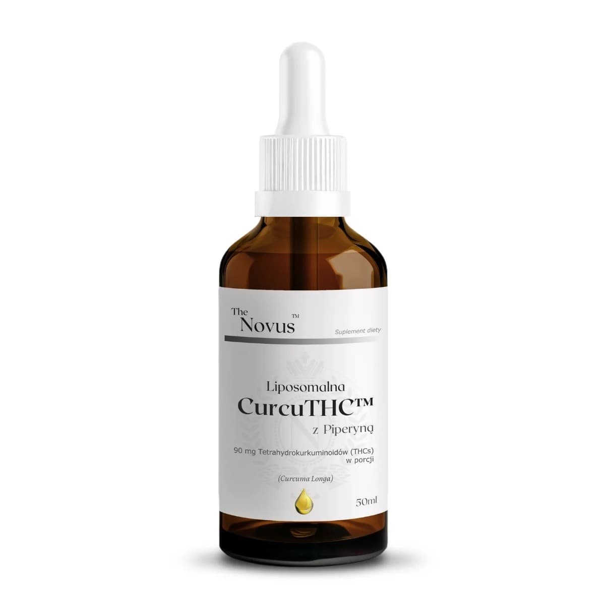 The Novus - Liposomal Turmeric with Piperine Drops 50ml – The Novus förpackning