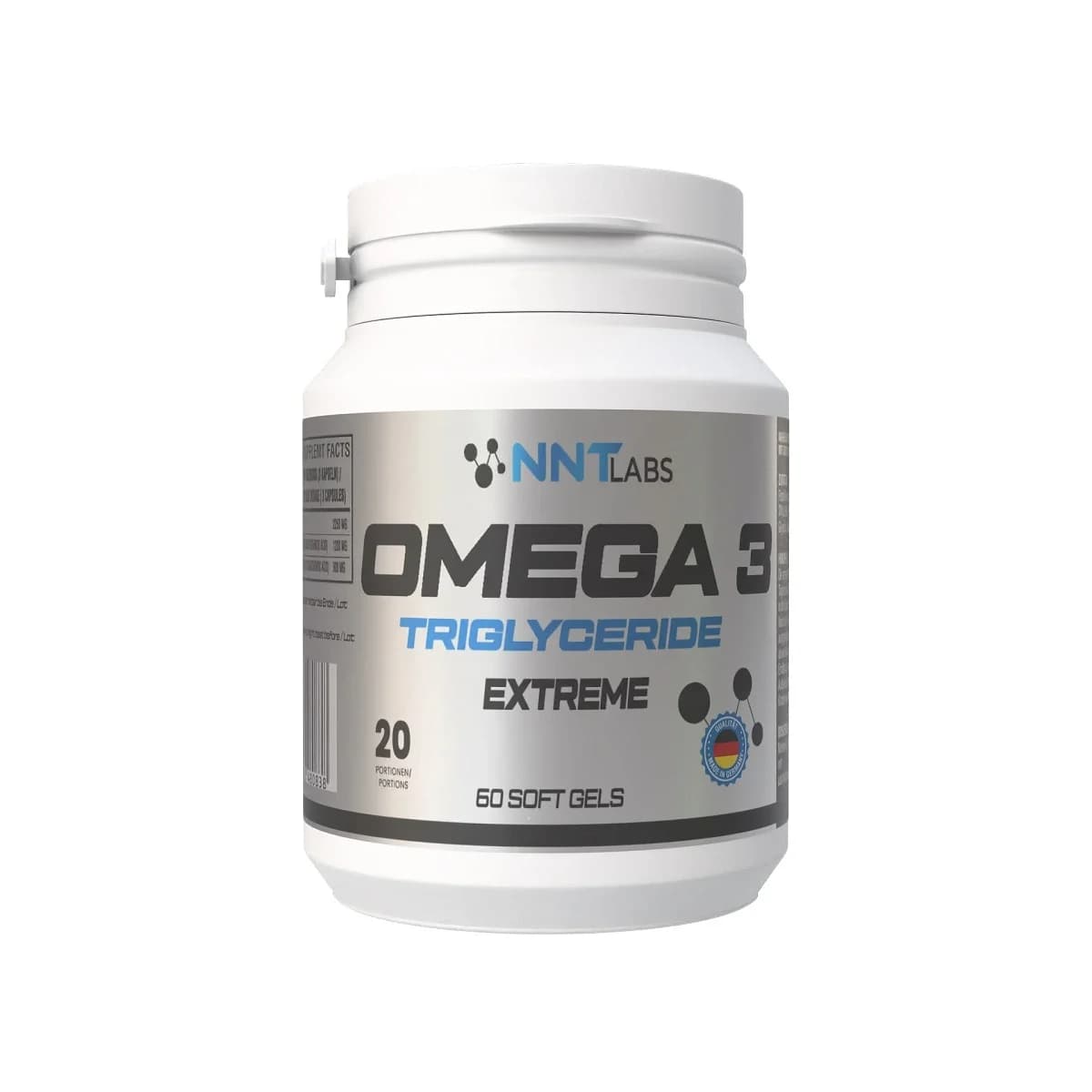 NNT Labs - Omega-3-triglycerider - 60 mjukkapslar