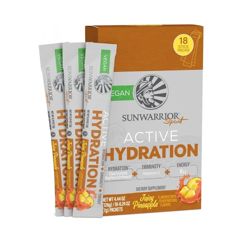 Sunwarrior - Active Hydration Stick Packs – Sunwarrior förpackning