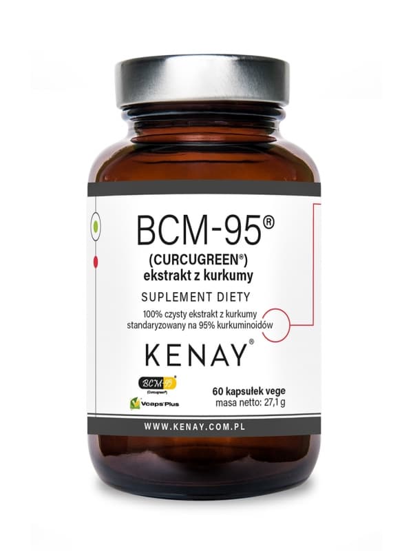 Kenay - BCM-95 Curcugreen gurkmejaextrakt – förpackning