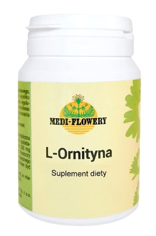 Medi-Flowery - L-Ornithine - 60 Caps – Medi-Flowery förpackning