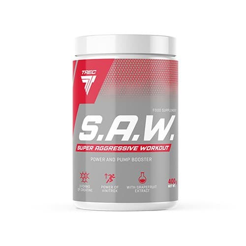 Trec Nutrition - S.A.W. Powder - Blackcurrant Lemon - 400g