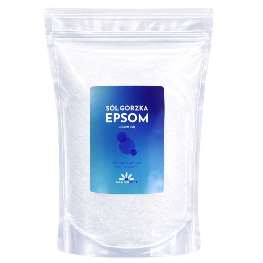 Natura-Med - Epsom Salt 3kg - Magnesium Sulfate – Natura Med förpackning