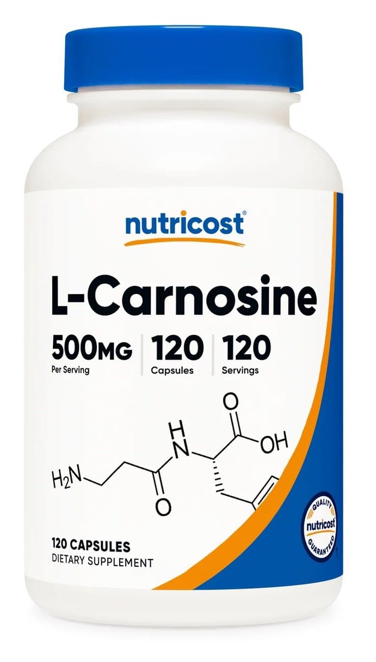 Nutricost - L-Carnosin - 120 Kapsler – Nutricost emballage