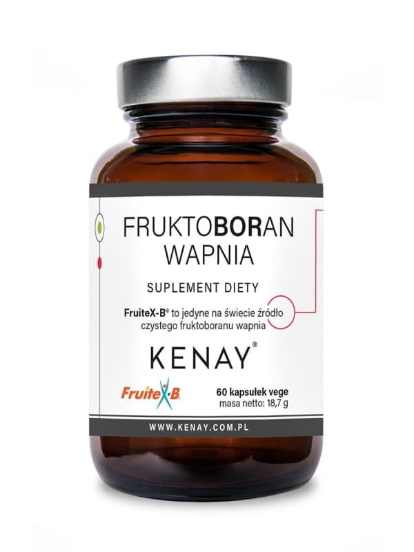 Kenay - Kalciumfruktoboran (FruiteX-B) - 60 kapslar – förpackning
