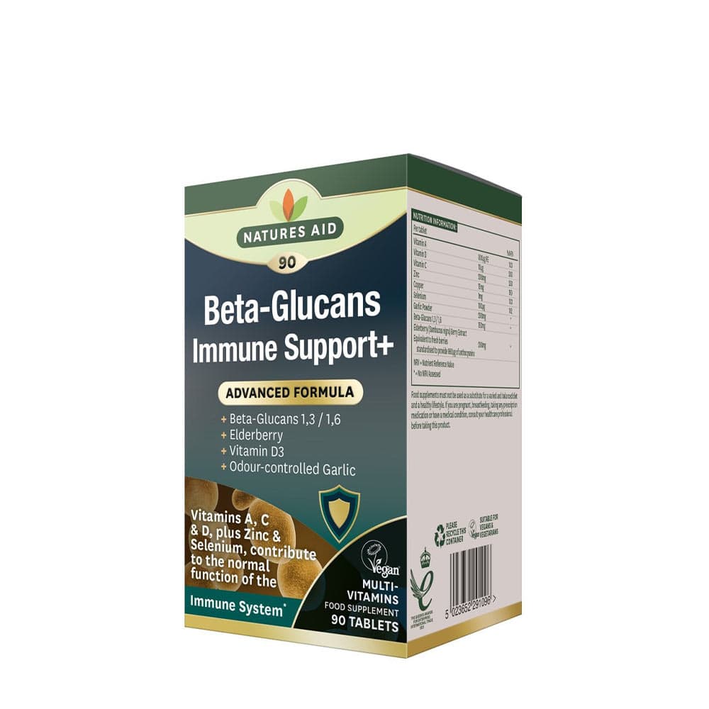 Nature's Aid - Beta-Glucans Immune Support+ – Nature's Aid emballage
