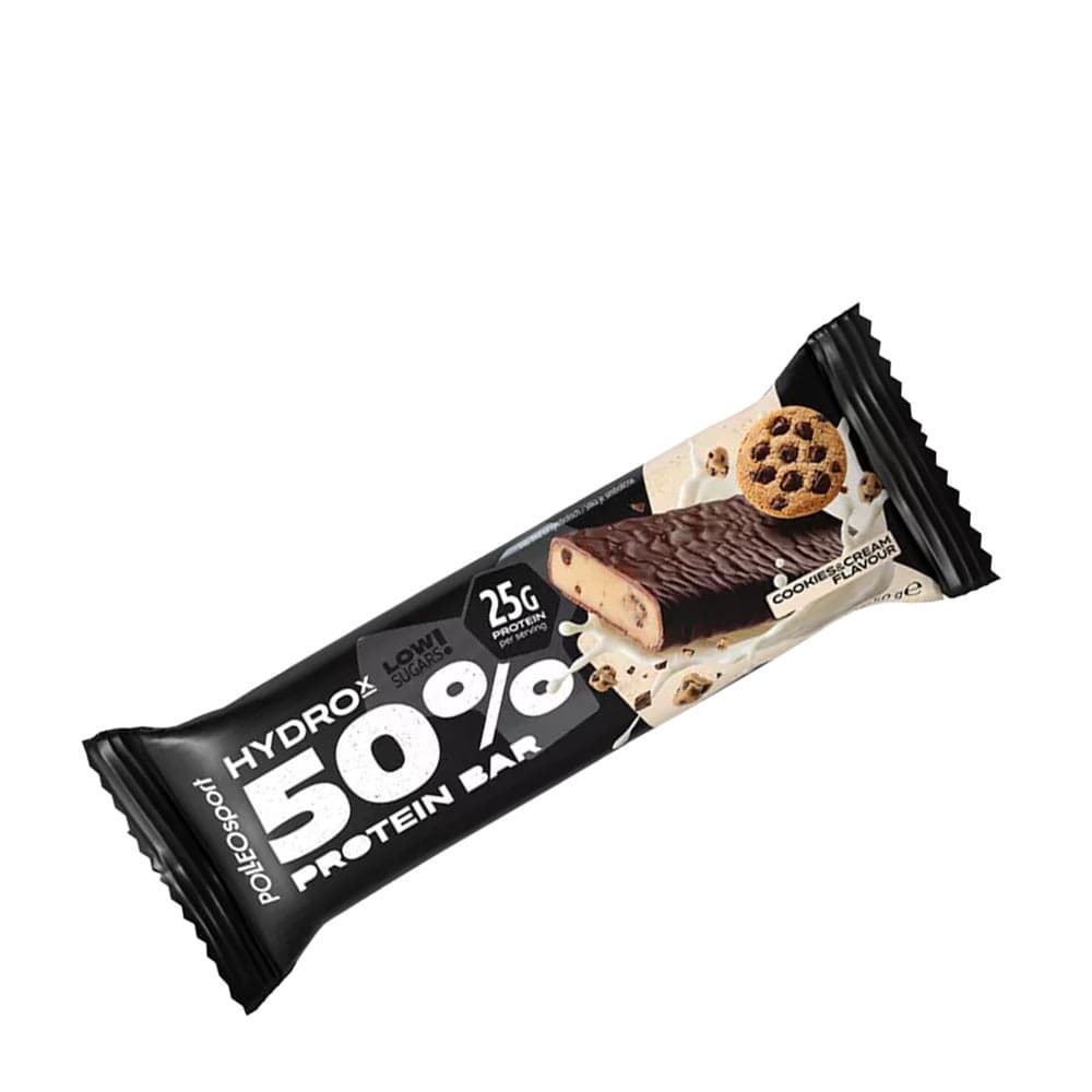 POLLEOsport - HydroX 50 % proteinbar – förpackning