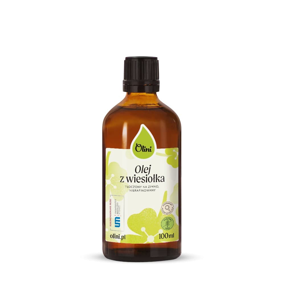 Olini - Evening Primrose Oil Cold-Pressed 100ml – olini förpackning