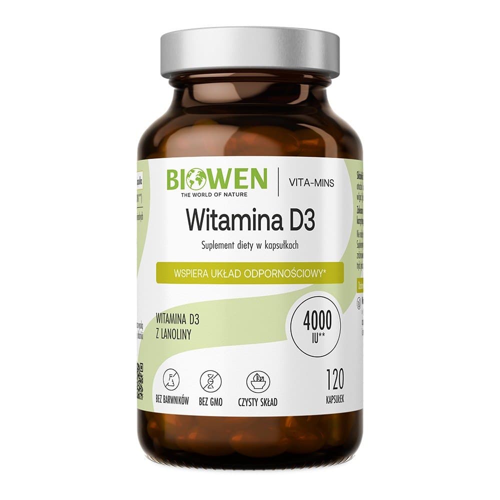 Biowen - Vitamin D3 - 120 Caps – Biowen förpackning