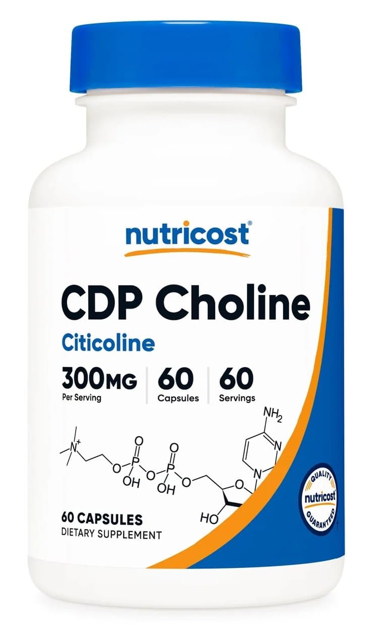 Nutricost CDP Choline 300mg - 60 Caps