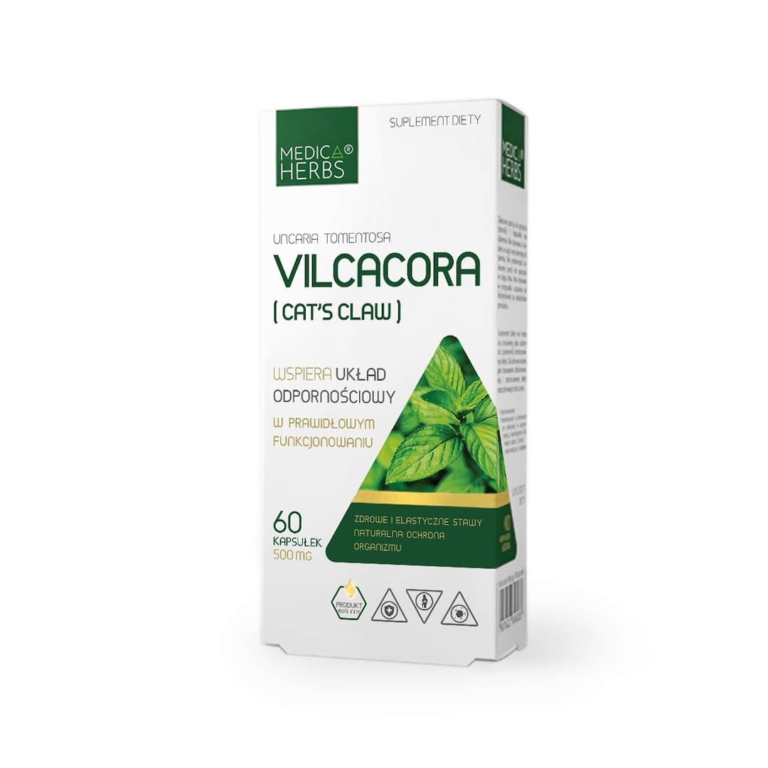 Medica Herbs - Vilcacora (Cat'S Claw) - 60 Caps – Medica Herbs förpackning