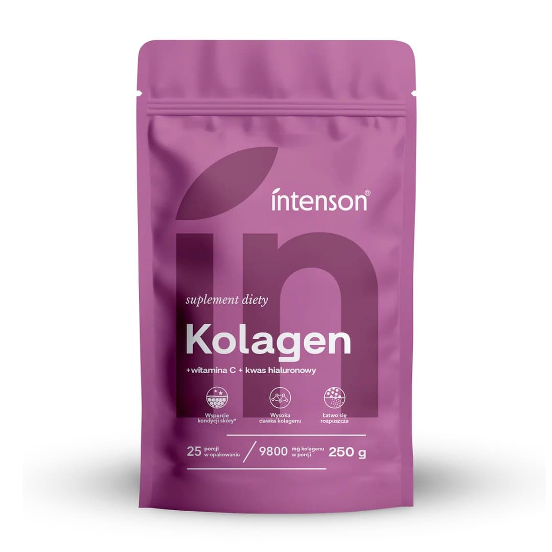 Intenson - Collagen + Vitamin C + Hyaluronic Acid - 250g – Intenson förpackning