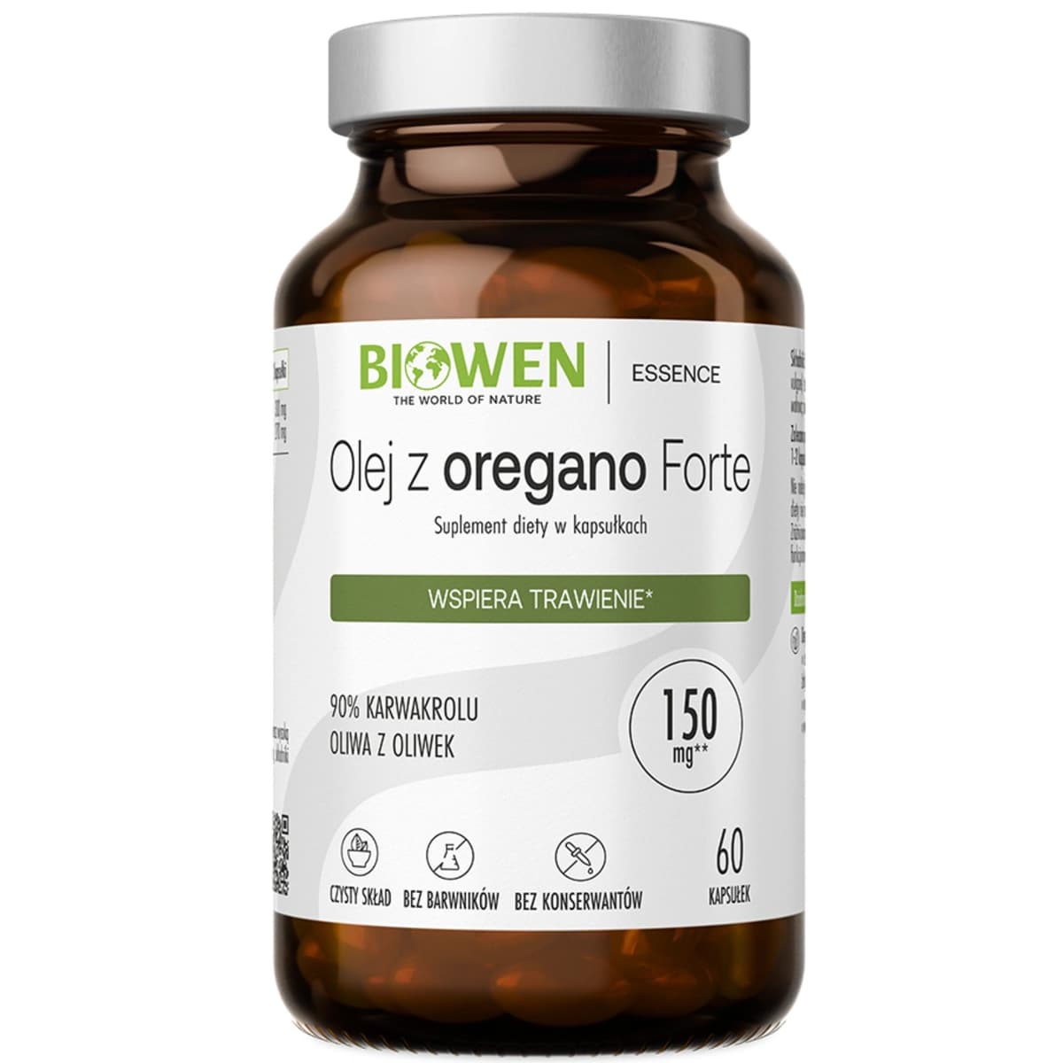 Biowen - Oreganoolja Forte - 60 kapslar – förpackning