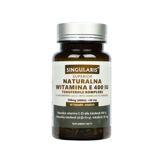 Singularis - Natural Vitamin E Tocopherols Forte – Singularis förpackning