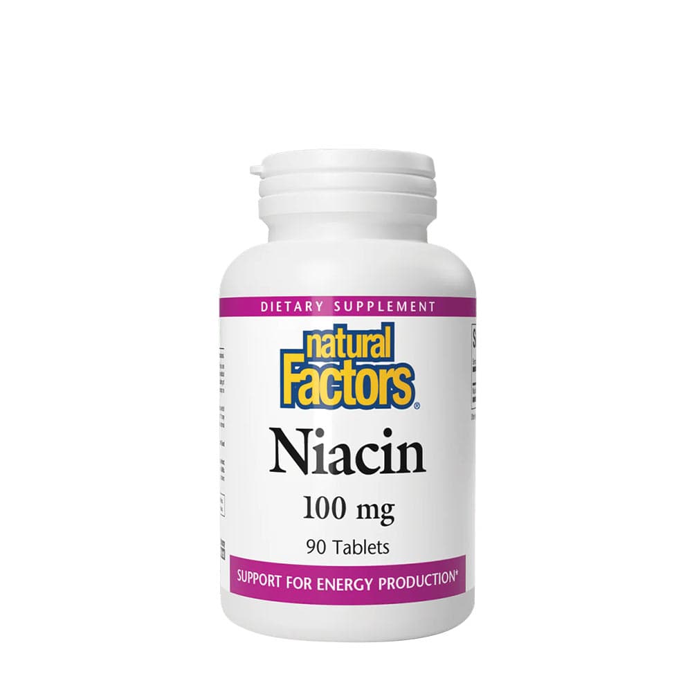 Natural Factors - Niacin - Vitamin B3 – Natural Factors förpackning