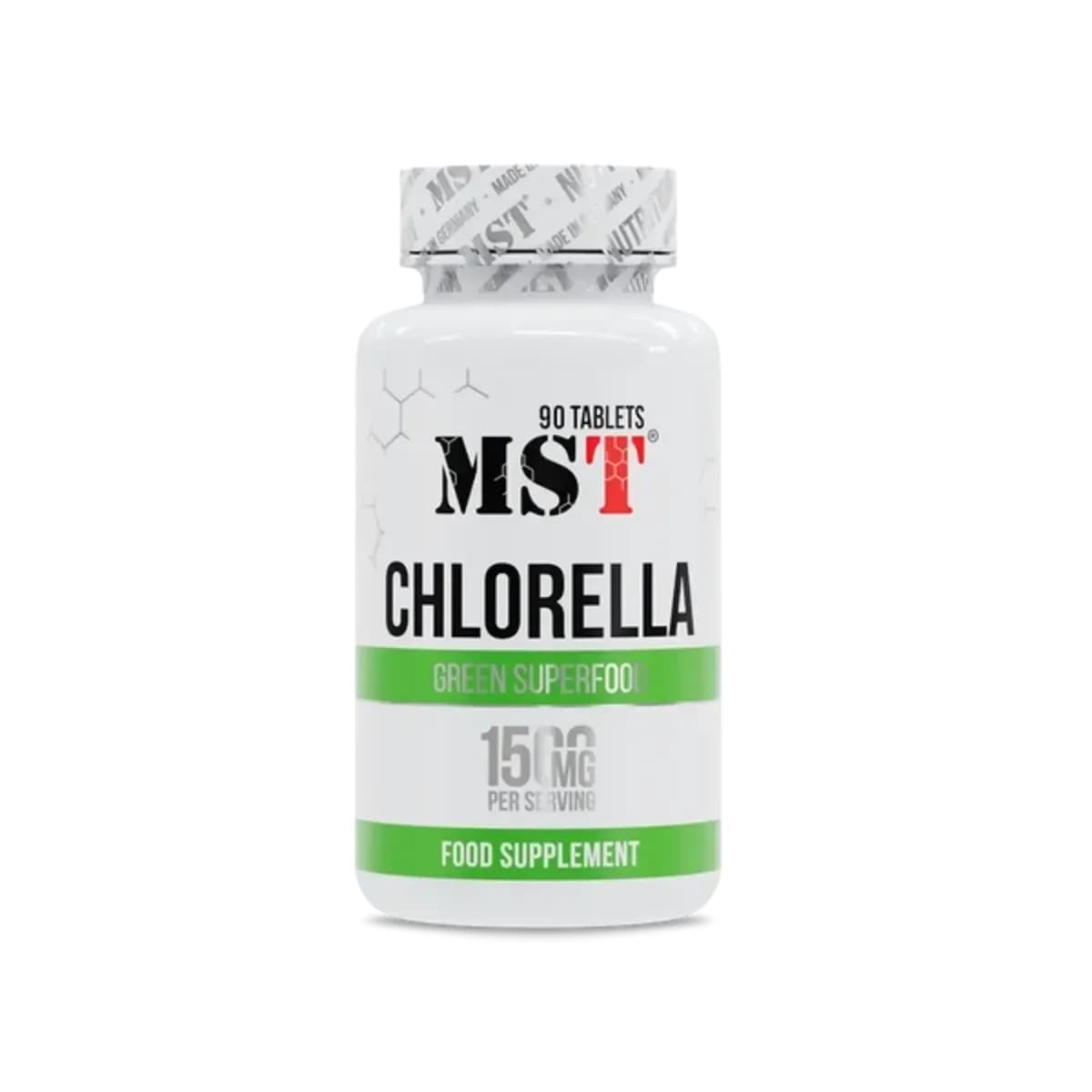 MST - Chlorella - 90 tabletter – förpackning