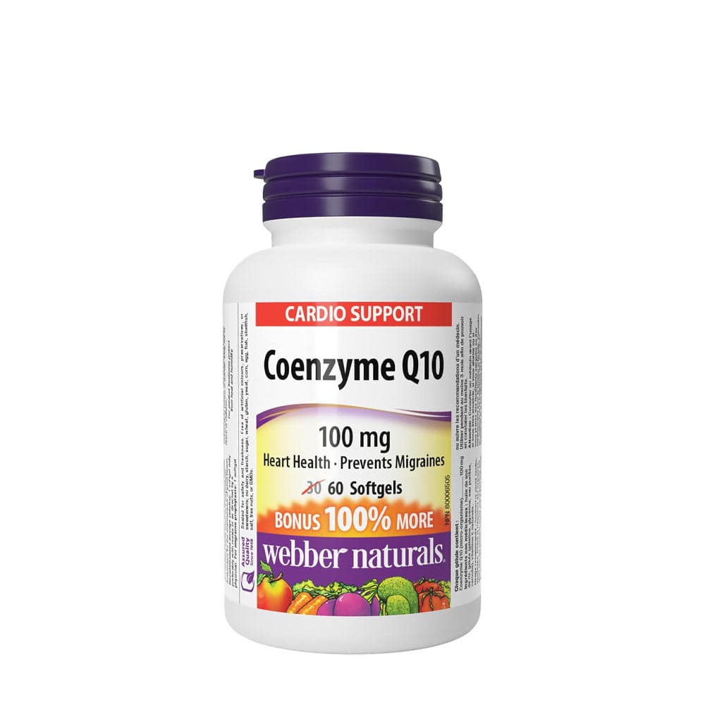 Webber Naturals - Coenzyme Q - Cellular Energy Support – Webber Naturals förpackning