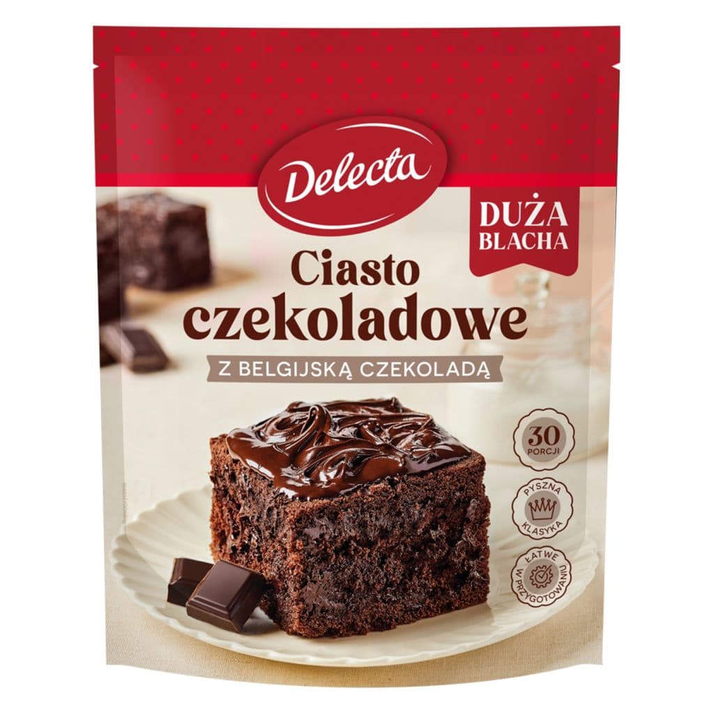 Delecta - Chokladkaka - 670 g – förpackning