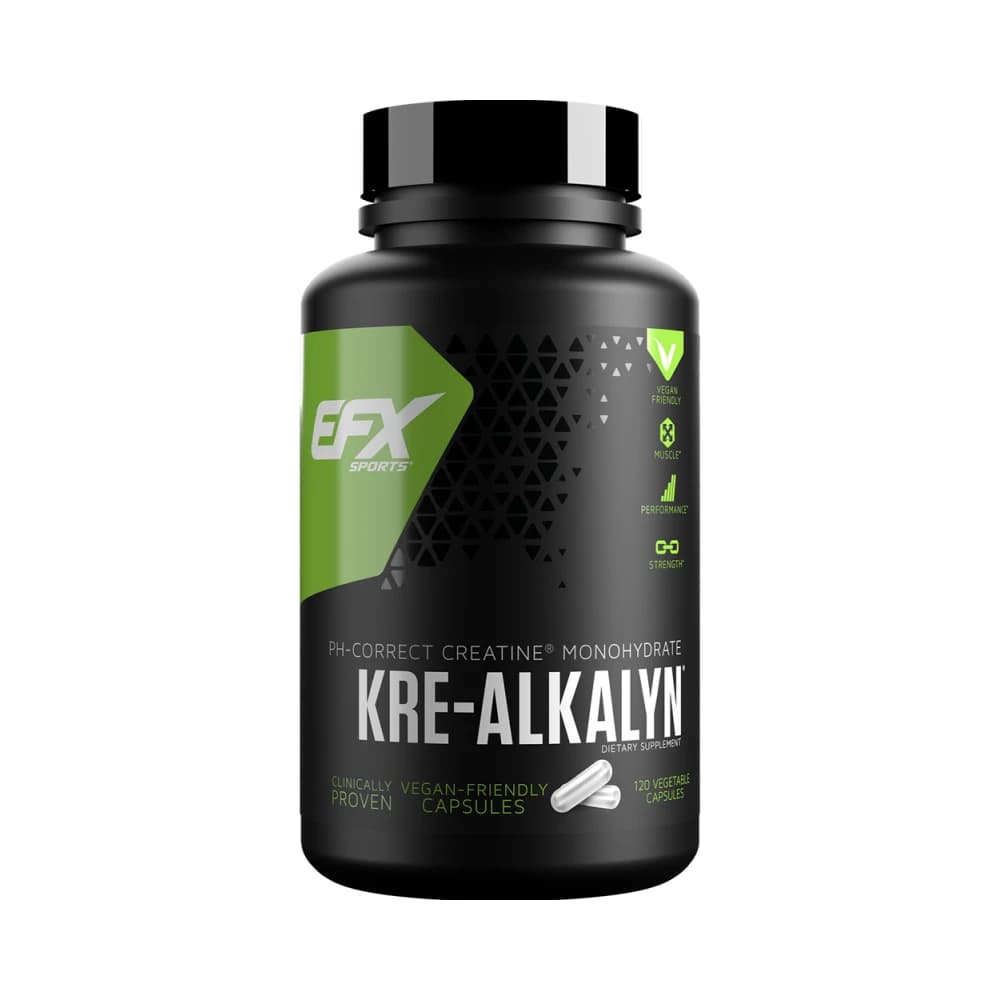 EFX Sports - Kre-Alkalyn - Unflavoured - 120 vegetable capsules