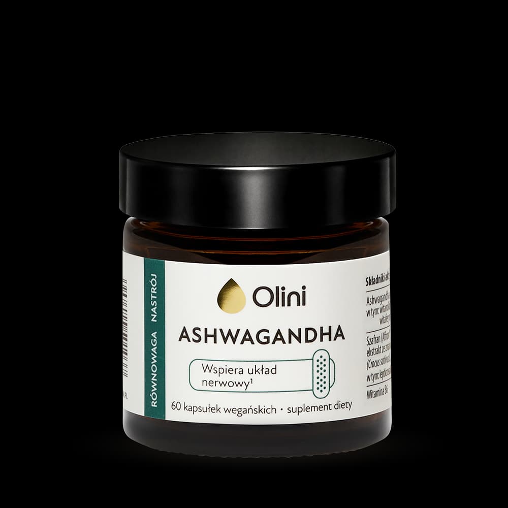 Olini - Ashwagandha Vegan Capsules 60 - 60 caps – olini förpackning