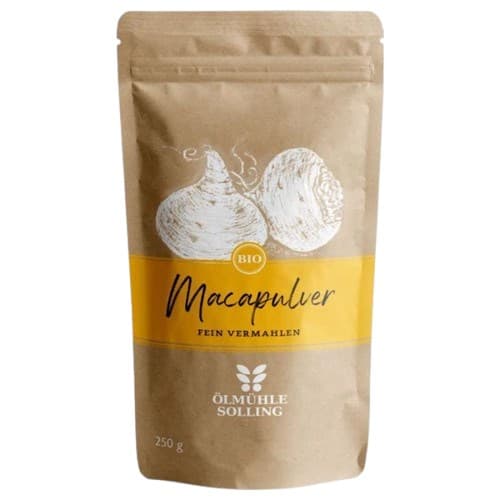 Ölmühle Solling - Maca Powder - 250 g – Ölmühle Solling förpackning