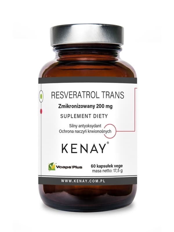 Kenay - Mikroniserat trans-resveratrol – förpackning