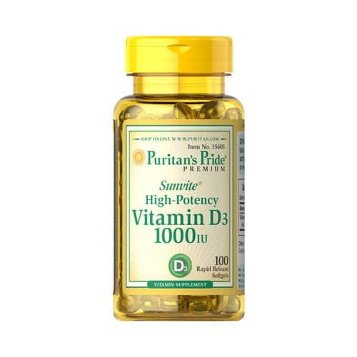 Puritan's Pride - Sunvite High-Potency Vitamin D3 – Puritan's Pride förpackning