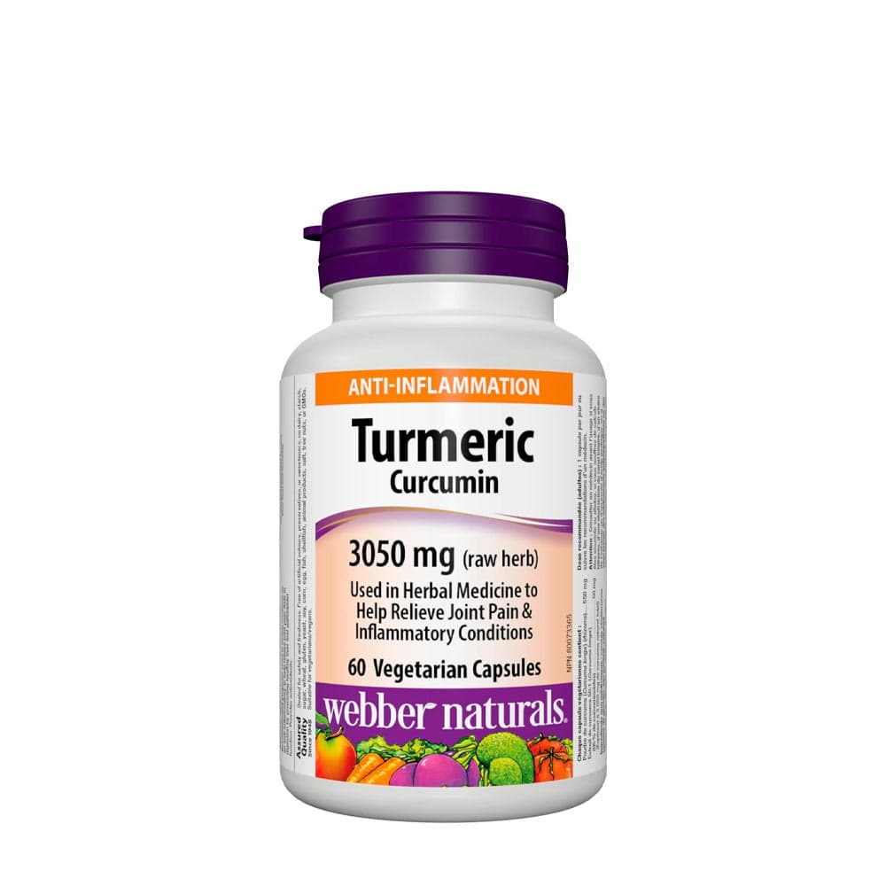 Webber Naturals Gurkemeje Curcumin – Webber Naturals emballage