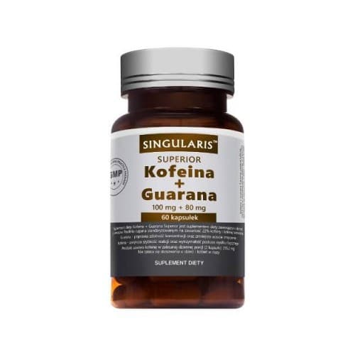 Singularis - Superior Caffeine + Guarana - 60 Caps – Singularis förpackning