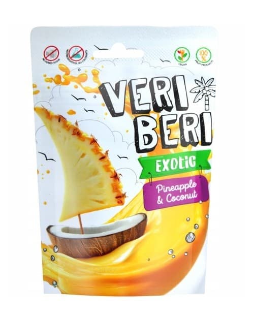 Veri Beri - Exotic Gummies Pineapple & Coconut - 50g