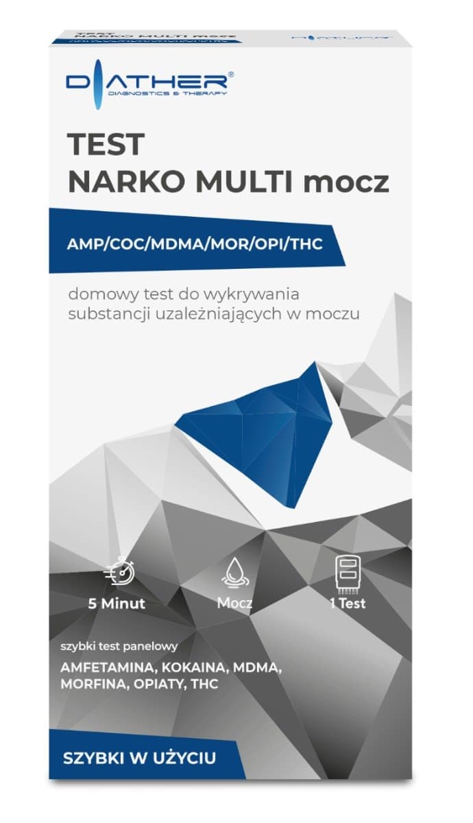 DIATHER - Narko Multi Urine Test - 1 Test – DIATHER förpackning