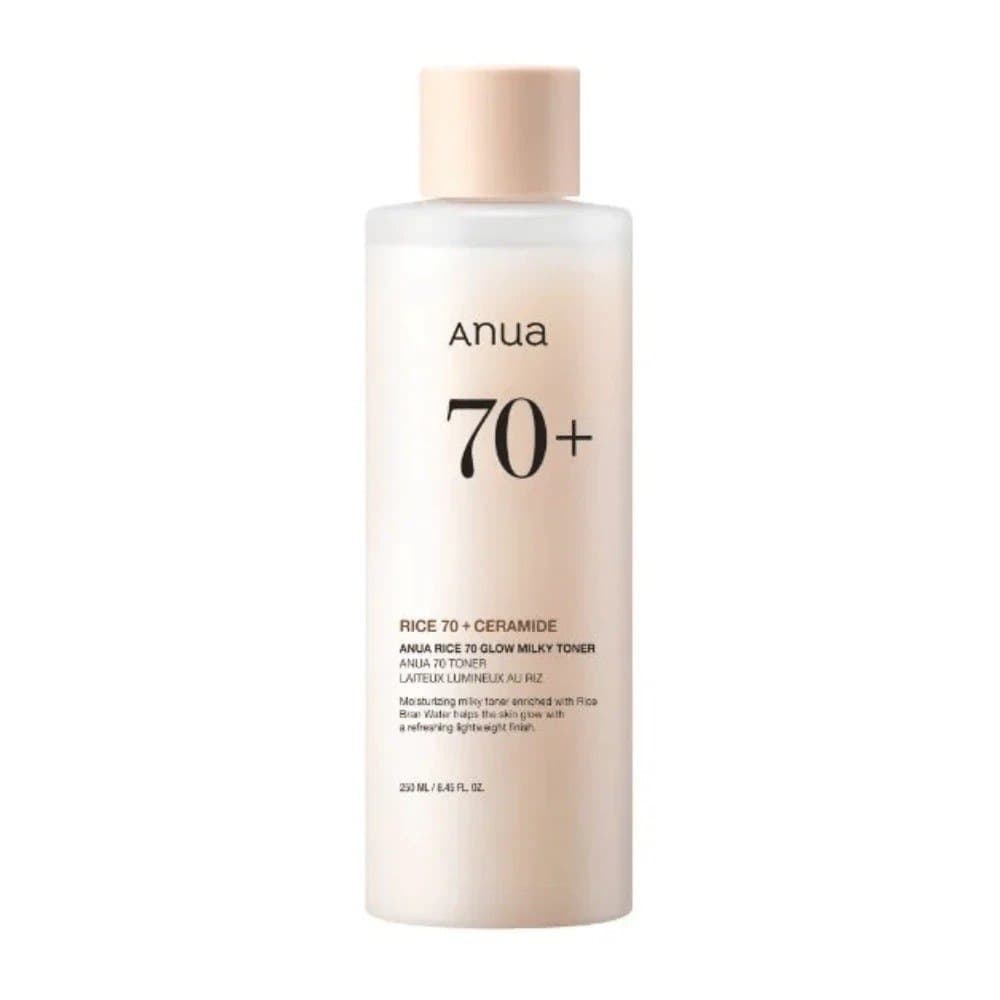 LA ROSE - ANUA Rice 70 Glow Milky Toner 250 ml – LA ROSE förpackning