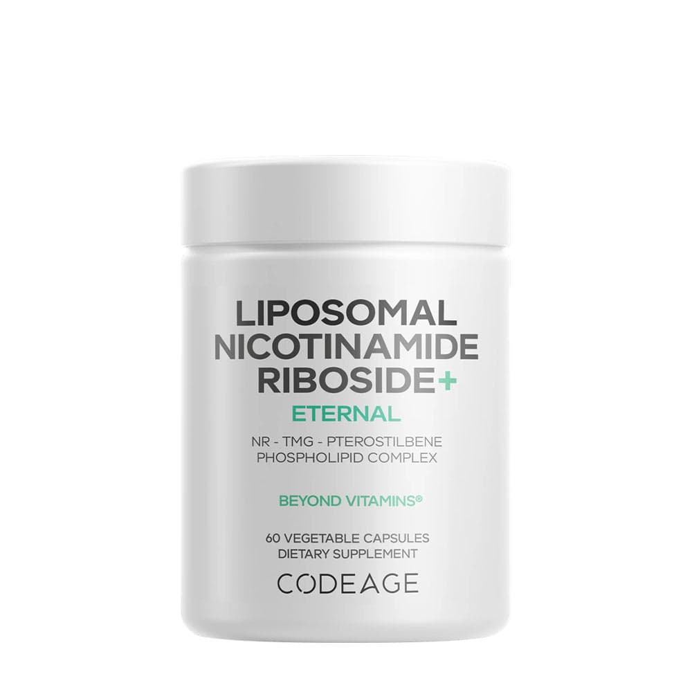Codeage Liposomal Nicotinamide Riboside - 60 Vcaps - 60 Vegetable Caps – Codeage förpackning