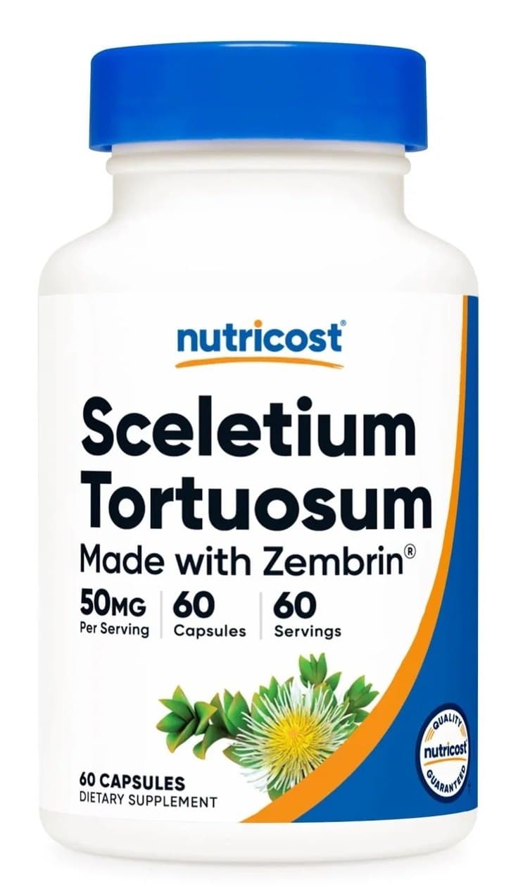 Nutricost - Sceletium Tortuosum 50mg - 60 Kapsler – Nutricost emballage