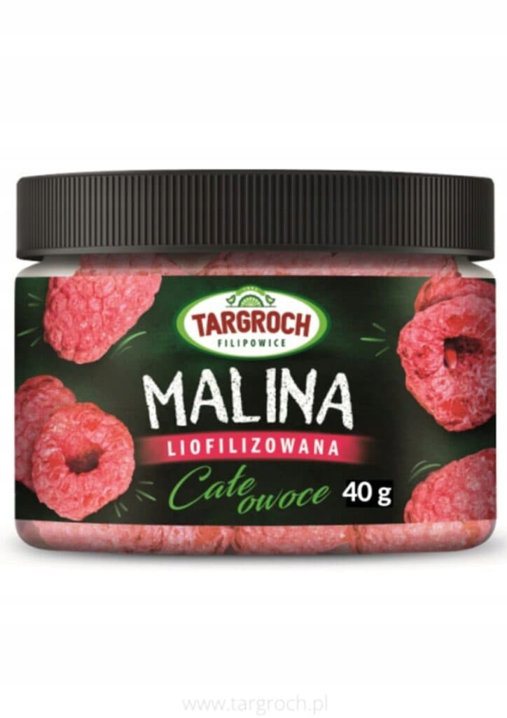 Targroch - Freeze-Dried Raspberry - 40g – Targroch förpackning