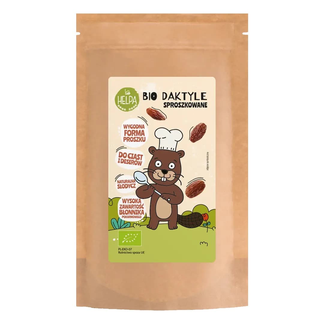Helpa - BIO Daktyle sproszkowane 200 g – helpa förpackning