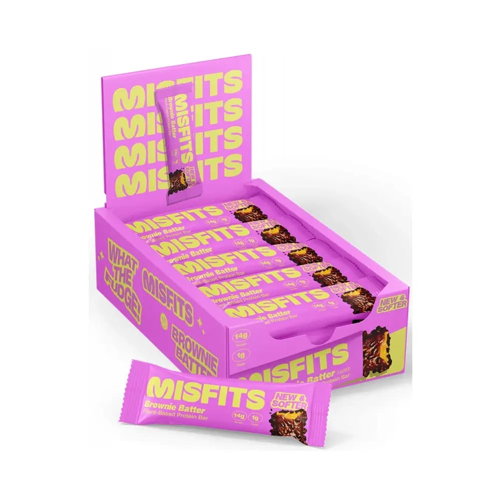 Misfits - Vegan Soft Protein Bar (15x50g) - Brownie Batter