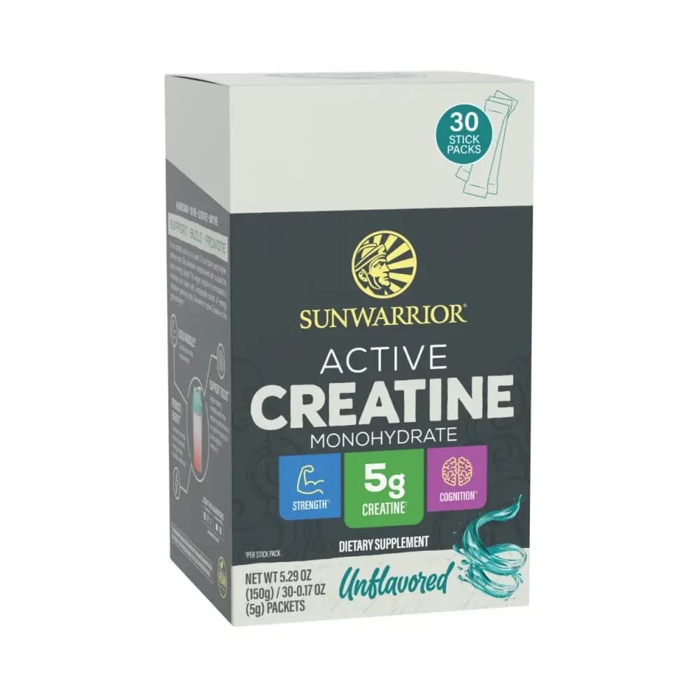 Sunwarrior - Active Creatine Monohydrate Sticks – Sunwarrior förpackning