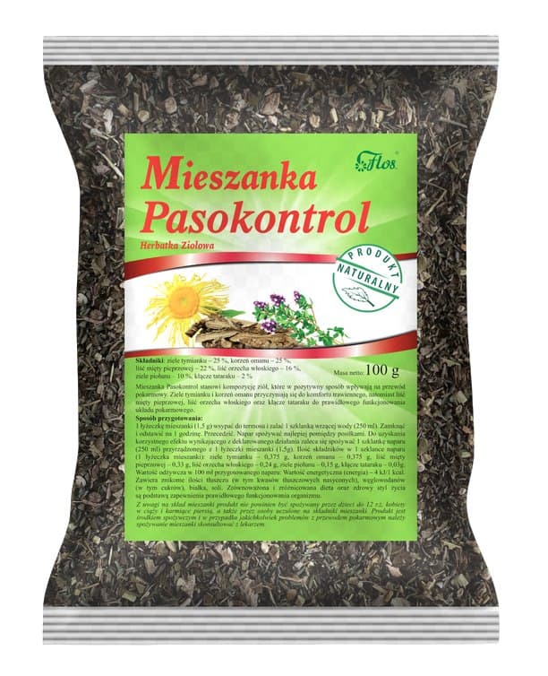 Flos - Pasokontrol Mix - 100g – Flos förpackning