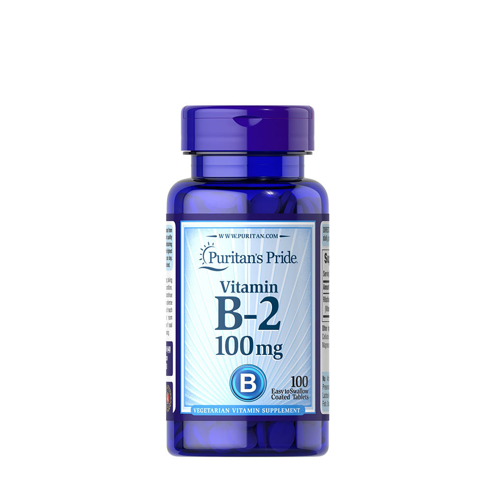 Puritan's Pride Vitamin B-2 framsida