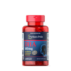 Puritan's Pride DHA ingredienser etikett