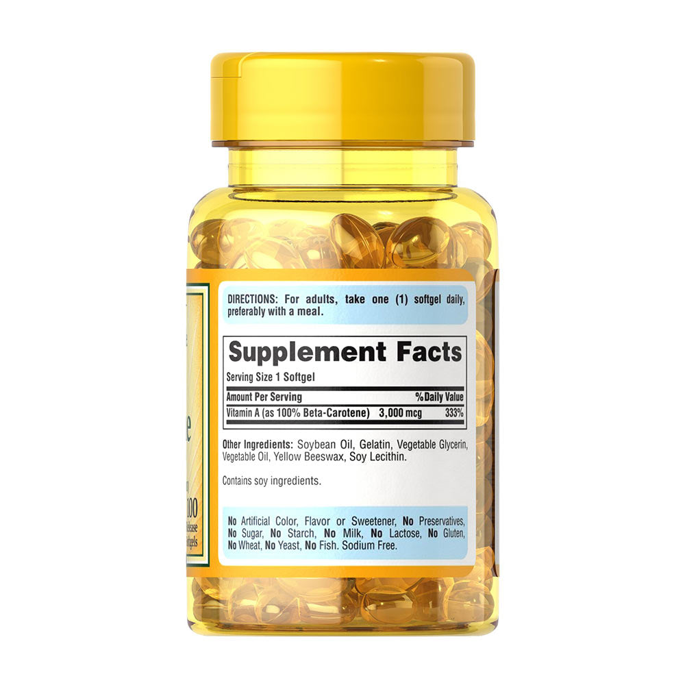 Puritan's Pride - Beta-Carotene Provitamin A