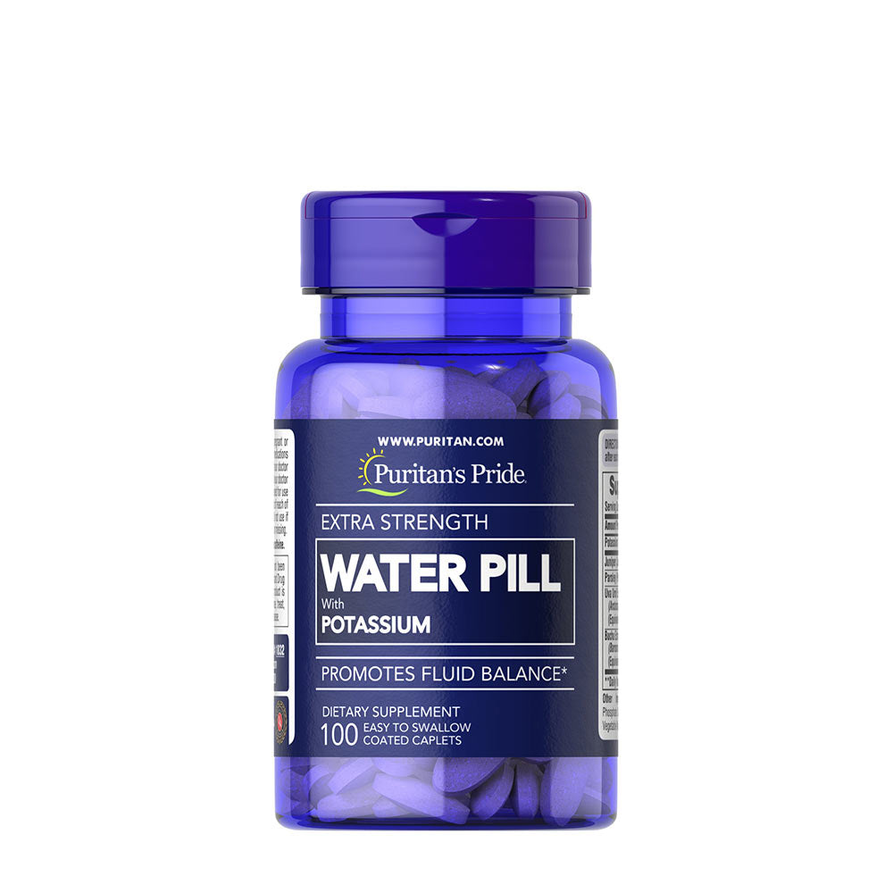 Puritan's Pride Extra Strength Water Pill baksida näringsfakta