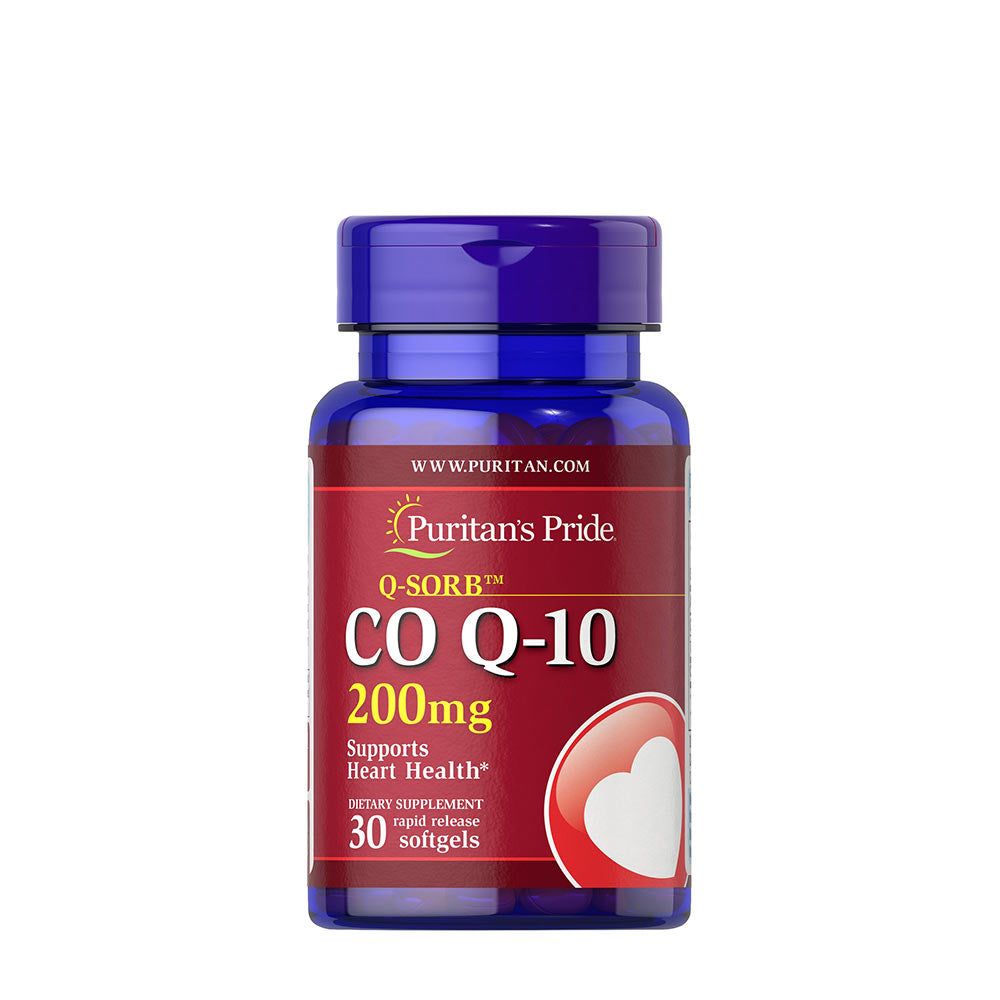 Puritan's Pride Coenzyme Q10 200mg baksida